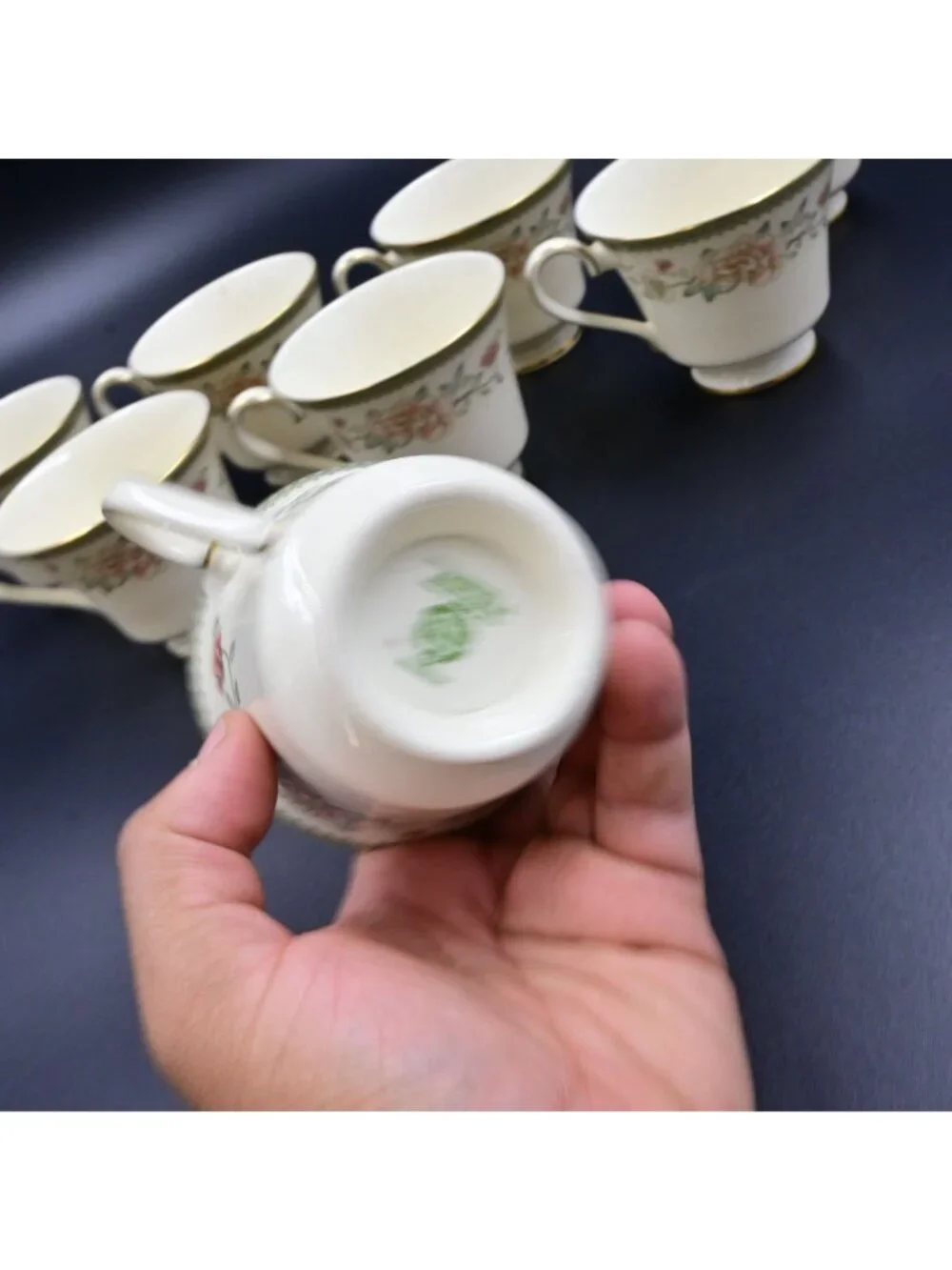Royal Doulton Minton Jasmine Teacup Bundle Of 8